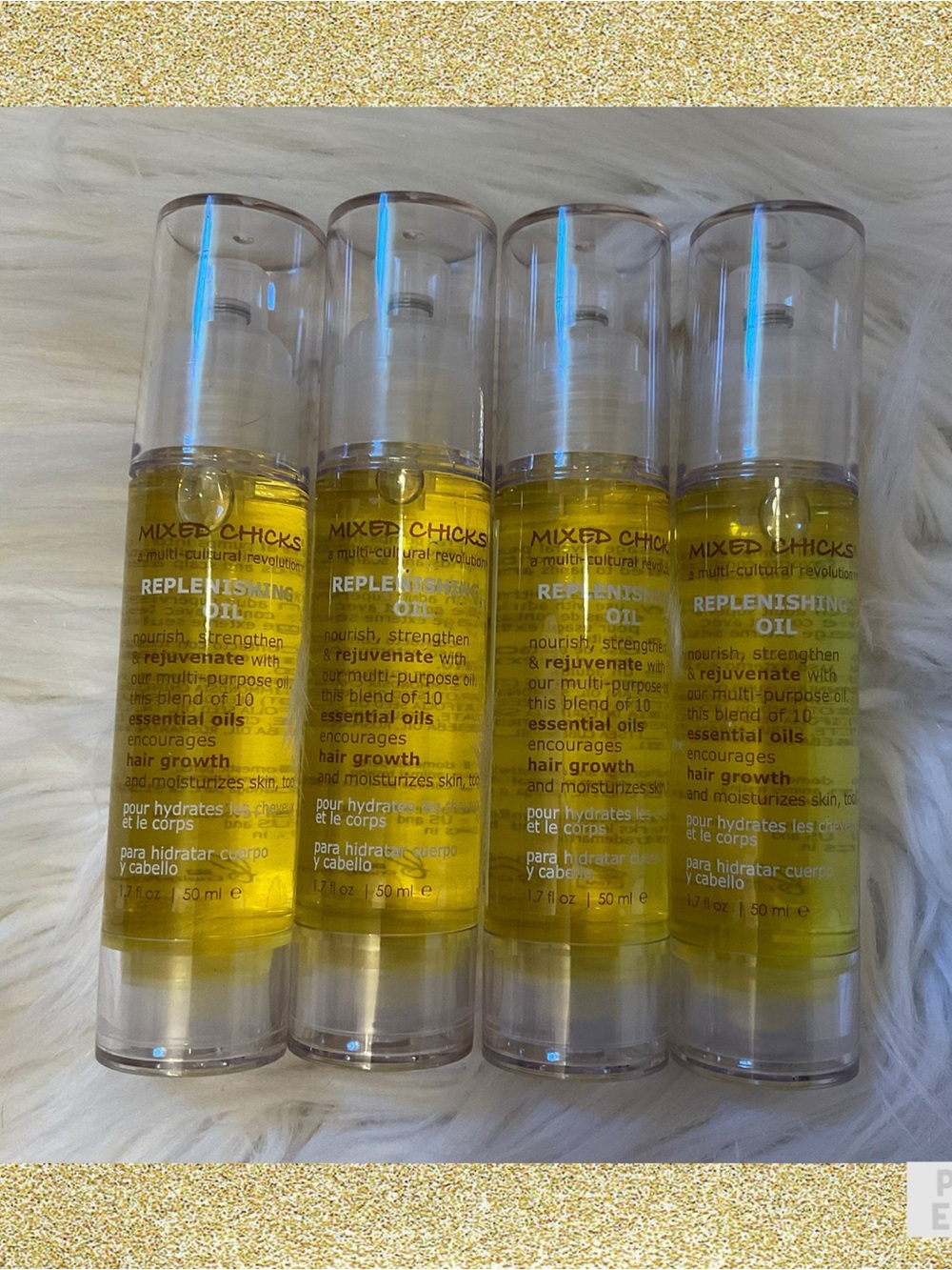 Mixed Chicks Replenishing Oil for Hair - New x4